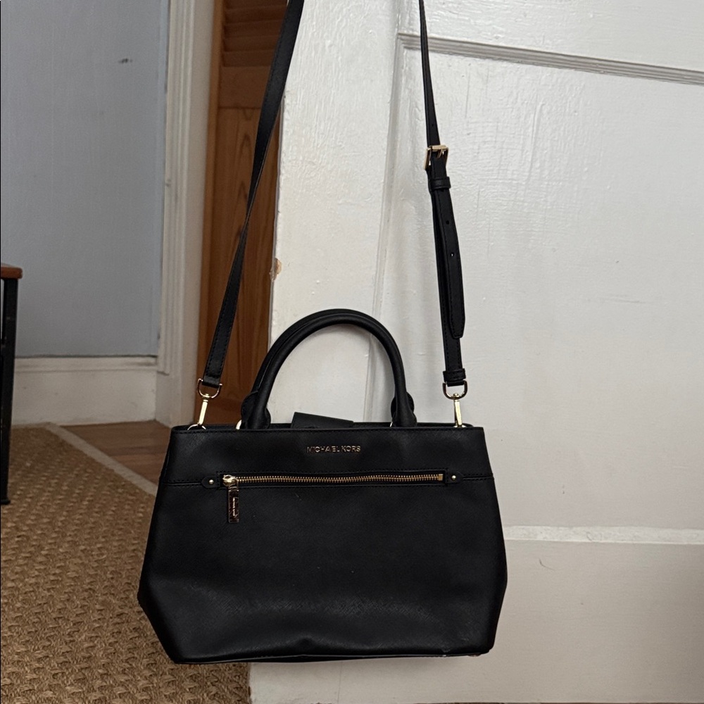 Michael Kors Black Satchel Bag
